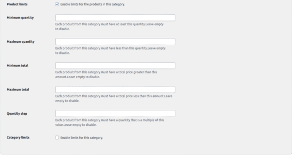 wc-min-max-quantities-category-product-limits WC Min Max Quantities Pro