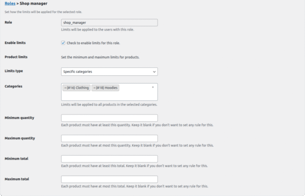 wc-min-max-quantities-role-based-product-limits WC Min Max Quantities Pro
